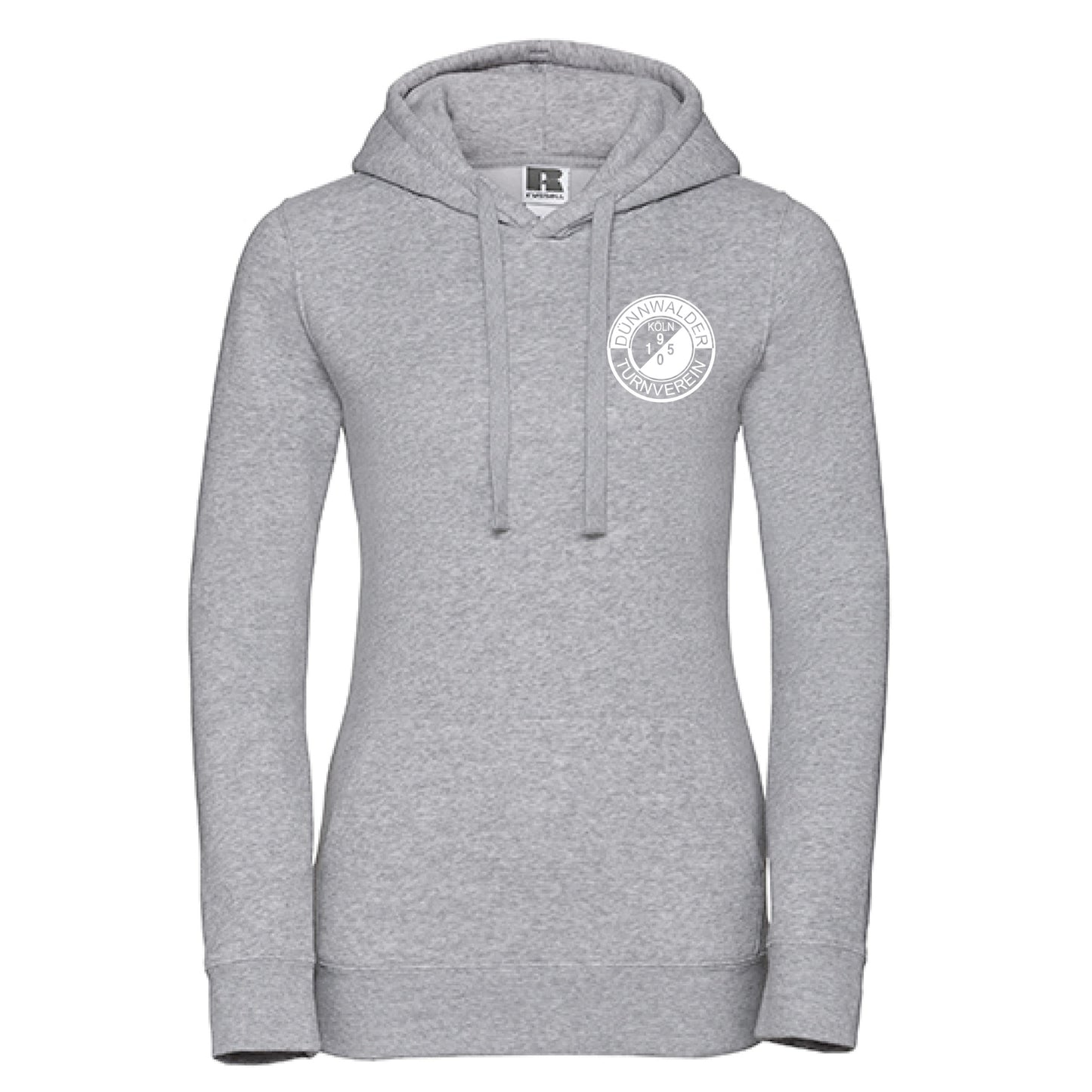 DTV Damen Hoodie hellgrau